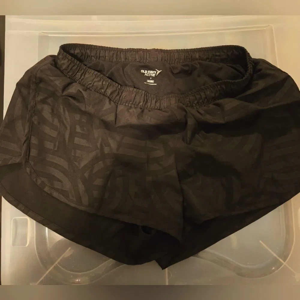 Old Navy Black Athletic Shorts Lightweight Performance Wear